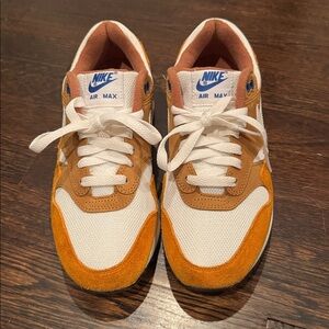 Nike Air Max Men's White, Tan and Cognac Sneakers